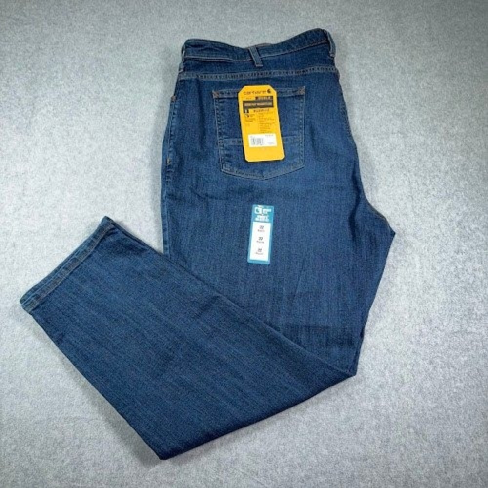 NWT Carhartt Rugged Flex Jeans Womens 22 Regular fits 46x29 Relaxed‎ Fit BD5383W